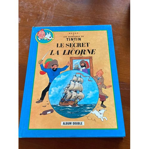 Album Double Tintin / Le Secret De La Licorne / Le Trésor De Rackham Le Rouge Très Bon État Envoi Via Monial Relay 