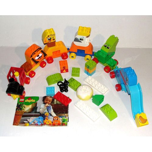 Mon Premier Train Des Animaux LEGO DUPLO 50 briques avec son bac de rangement 10863