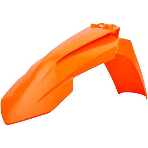 Orange - 8574200008 - Garde-Boue Avant Réplique Oem En Plastique Brillant Durable Et Résistant Compatible Avec Les Motos Ktm En Couleur Orange