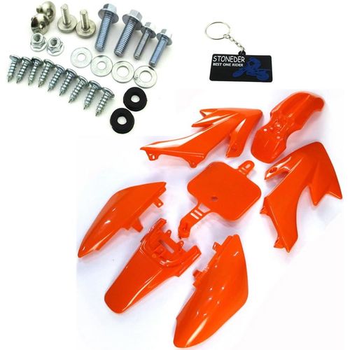 Orange - Kit De Garde-Boue Orange + Vis De Montage Pour Honda Xr Crf 50 Pit Trail Bike