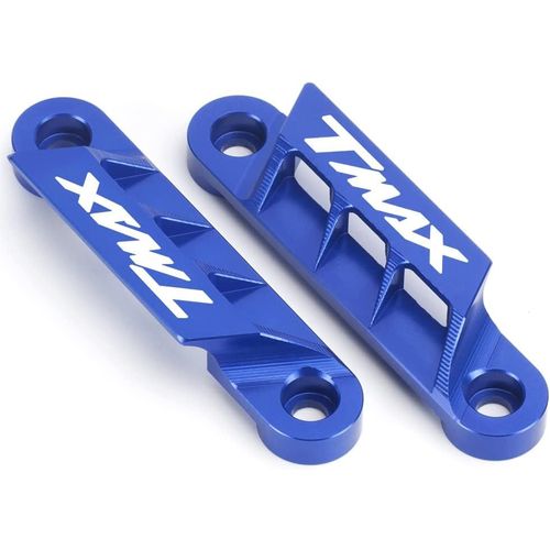 Bleu - Pour Yamaha Tmax 530 Sx Dx 2017-2020 Tmax 560 Tech Max 2020-2022 Paire D'ailes Avant Plaque D'essieu Glissière Décorative Tmaxtechmax Tmax530 Tmax560 Tmaxsx Tmaxdx Cnc Accessoires (Bleu)