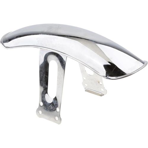 Chrome - Bavette Garde-Boue Avant Pour Honda Cg 125 Chrome/Noir (Chromé)