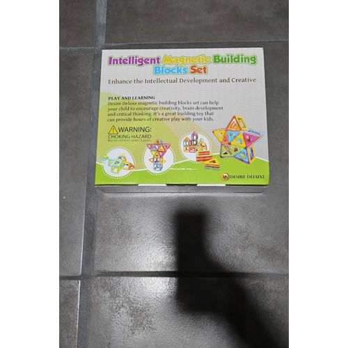 Blocs De Construction Magnétiques Cadeaux De Luxe Pour Les Enfants Blocs De Constructions Aimantés - Jeux Pour Garçons Et Filles - Créatif Et Éducatif Pour Enfants De 2 3 4 5 6 7 Ans