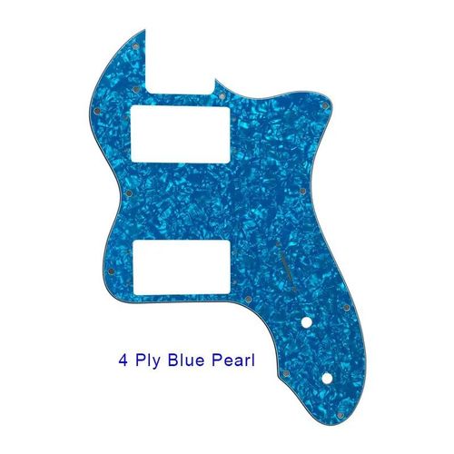 Plaque De Protection Anti-Rayures Pour Classic Series '72,Telec84tele Thinline Je514,Humbucker À Large Gamme 514-Ups - Type 4ply Blue Pearl