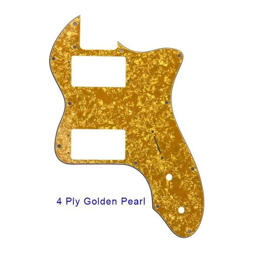 Plaque De Protection Anti-Rayures Pour Classic Series '72,Telec84tele Thinline Je514,Humbucker À Large Gamme 514-Ups - Type 4ply Golden Pearl