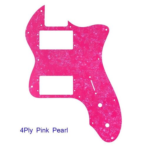 Plaque De Protection Anti-Rayures Pour Classic Series '72,Telec84tele Thinline Je514,Humbucker À Large Gamme 514-Ups - Type 4ply Pink Pearl