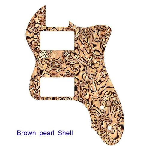 Plaque De Protection Anti-Rayures Pour Classic Series '72,Telec84tele Thinline Je514,Humbucker À Large Gamme 514-Ups - Type Brown Pearl Shell