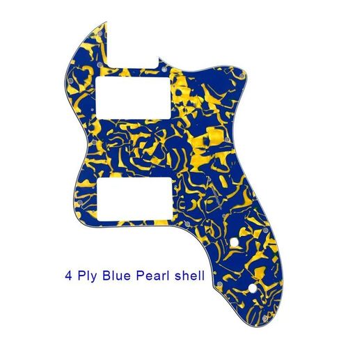 Plaque De Protection Anti-Rayures Pour Classic Series '72,Telec84tele Thinline Je514,Humbucker À Large Gamme 514-Ups - Type Blue Pearl Shell
