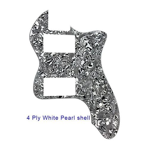 Plaque De Protection Anti-Rayures Pour Classic Series '72,Telec84tele Thinline Je514,Humbucker À Large Gamme 514-Ups - Type White Pearl Shell