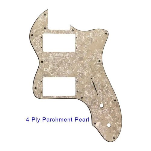 Plaque De Protection Anti-Rayures Pour Classic Series '72,Telec84tele Thinline Je514,Humbucker À Large Gamme 514-Ups - Type Parchment Pearl