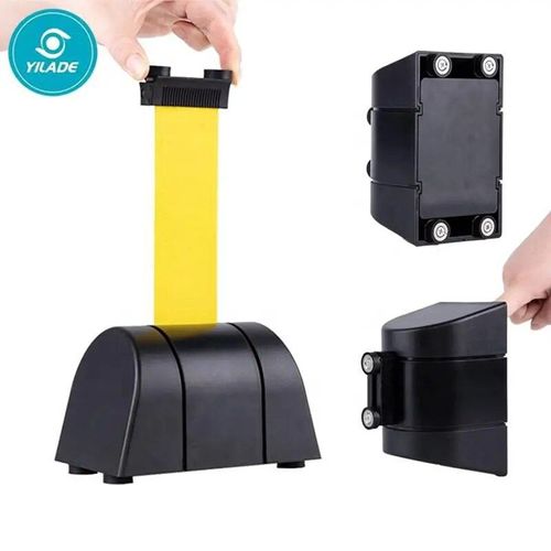 Ceinture Rétractable En Plastique Avec Aimant En Option,Barrière À De Sécurité,Montage Mural,Dernière Démarque,5m,10m - Type 5m Yellow