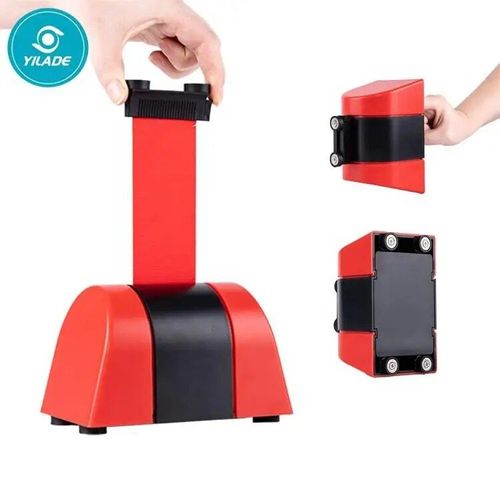 Ceinture Rétractable En Plastique Avec Aimant En Option,Barrière À De Sécurité,Montage Mural,Dernière Démarque,5m,10m - Type 5m Red