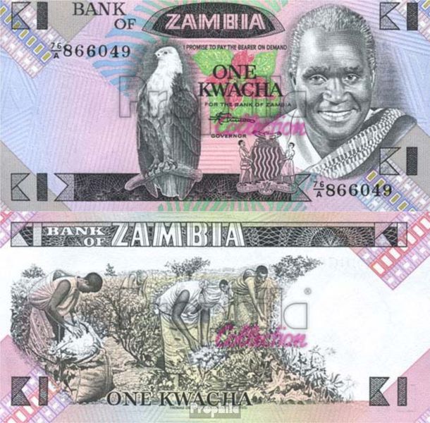 Sambia Pick-No: 23b 1988 1 Kwacha