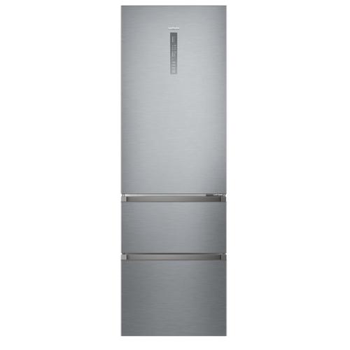 Réfrigérateur combiné Haier HTR5619ENMG - Classe E 348 Litres 40 dB Nofrost Inox