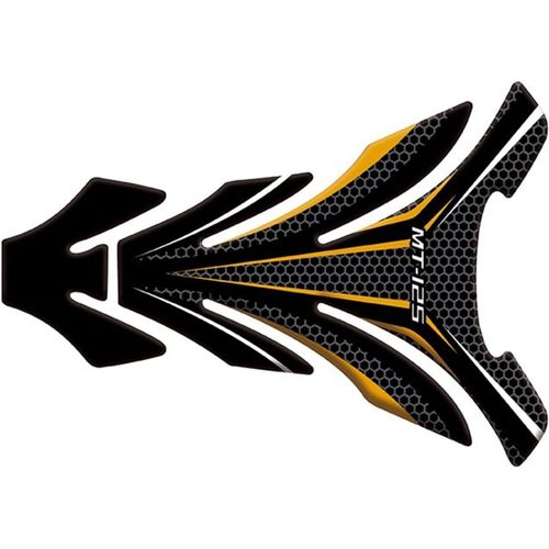 Gold - Autocollant Autocollants De Décalcomanie De Réservoir De Protection De Réservoir De Moto Pour Yamaha Mt 125 Mt-125 (Color : Gold)