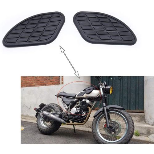 Autocollants De Protection De Réservoir De Moto Autocollants De Protection En Caoutchouc De Réservoir De Moto Universel Rétro
