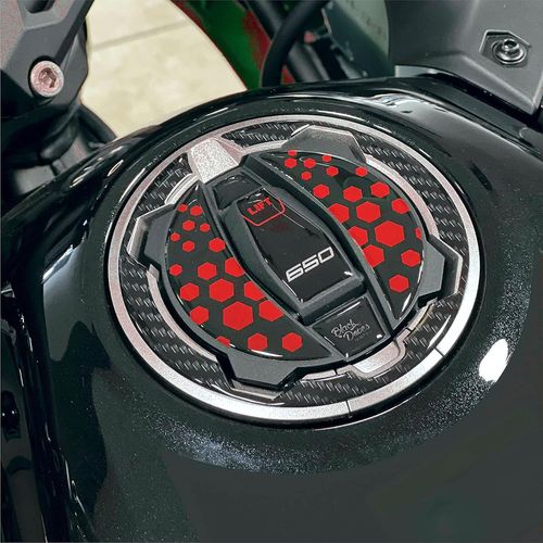 Protection Bouchon - Autocollants Résinés 3d Protection Bouchon Réservoir Compatible Avec Kawasaki Versys 650 2022 (Protection Cap)