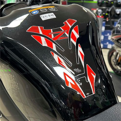 Protection De Réservoir Autocollante En Résine, Compatible Avec Moto Kawasaki Z750 Z1000 Z750 Z