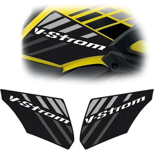 Nero - Protège Réservoir Pour Suzuki V-Strom 650 Dl250 2015-2019 2020 2021 2022 Protection De Réservoir Latéral De Moto Poignée De Genou