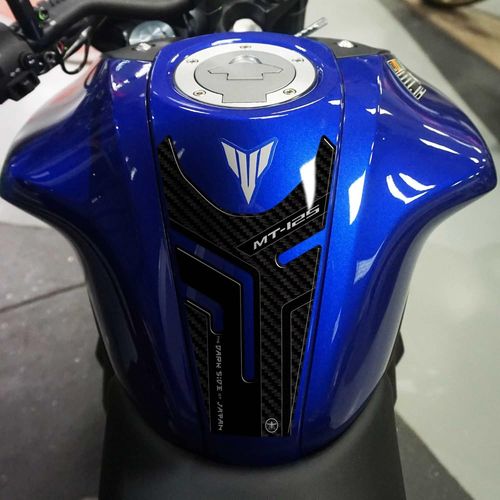 Réservoir - Autocollant 3d De Protection De Réservoir Compatible Avec Yamaha Mt-125 À Partir De 2020