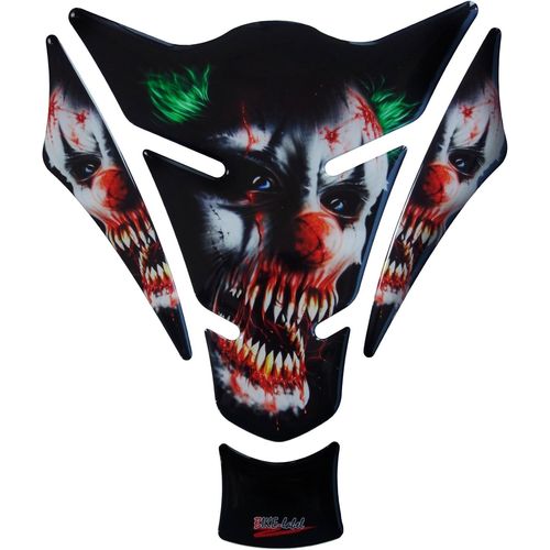 Tankpad 3d 501670 Clown D'horreur ¿ Universel De Protection De Réservoir Pour Moto De Réservoirs