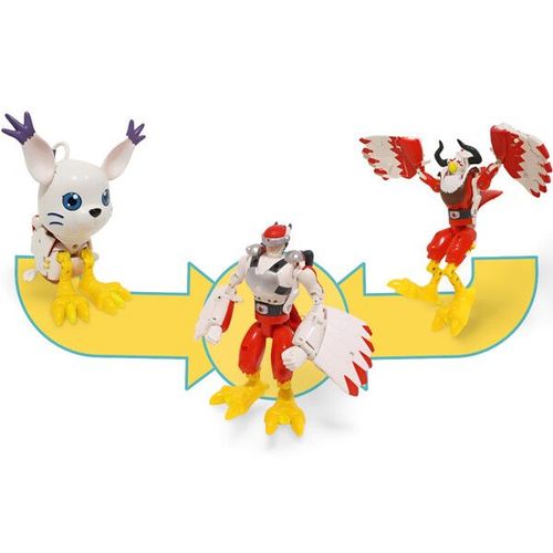 Digimon Adventure 02 Zero Two 5" Digivolving Figures Aquilamon Silphymon Tailmon