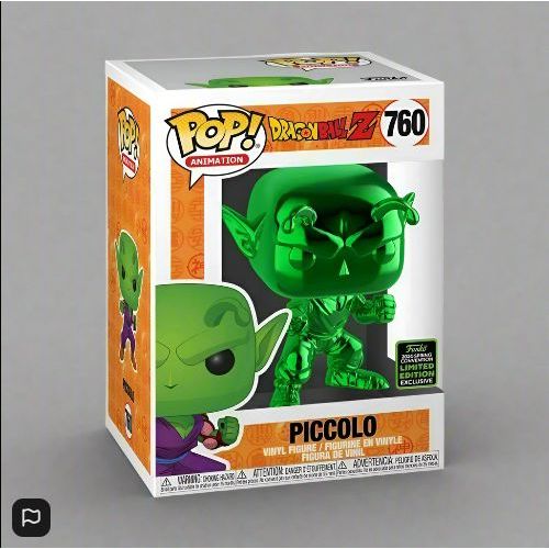 Funko Pop Dragon Ball Z Piccolo Chrome Green Limited Edition No 760 Vinyl Figure