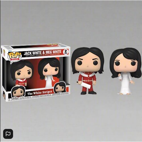 Funko Pop! Rocks The White Stripes Jack White And Meg White 2 Pack