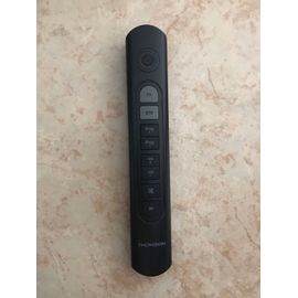 Thomson Télécommande Universelle 2 en 1 zapper ROC Z107 (Télécommande, zapper, STB, TV, IR sans Fil, Boutons) Noir