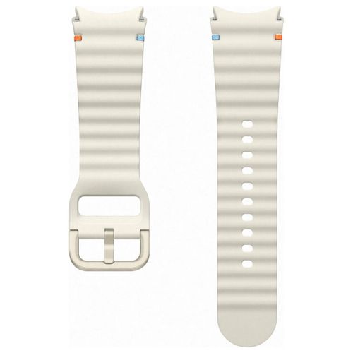 Samsung Brassard De Sport Original Watch7 Galaxy Watch 4 / 5 / 6 / 7 ¿ 20 Mm ¿ S/M ¿ Crème