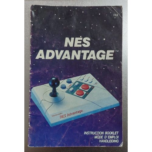 Nes Advantage - Notice Officielle Nes - Nintendo