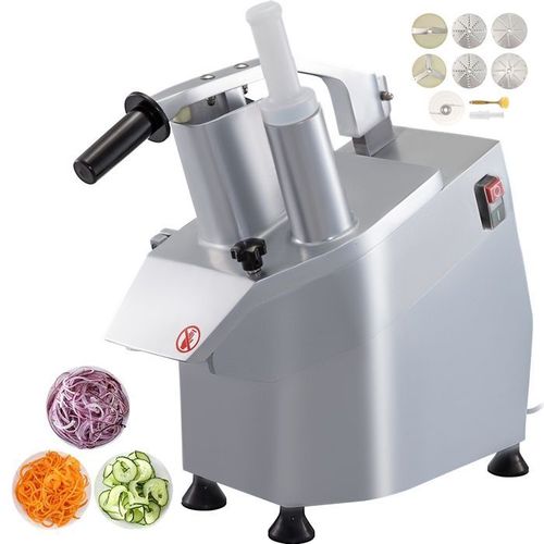 Coupe-Légumes Spirale- Vevor-Acier Inoxydable,Alliage D'aluminium Moulé-Electrique Coupe Légumes Mandoline Vegetable Cutter