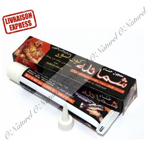 Tube De Henné Noir 100% Naturel 30g Black Henna, Henna Negro Naturel