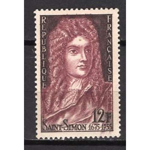 France 1955 Le Duc De St Simon Oblitere