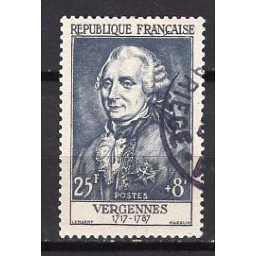 France 1955 Celebrite Vergennes Oblitere