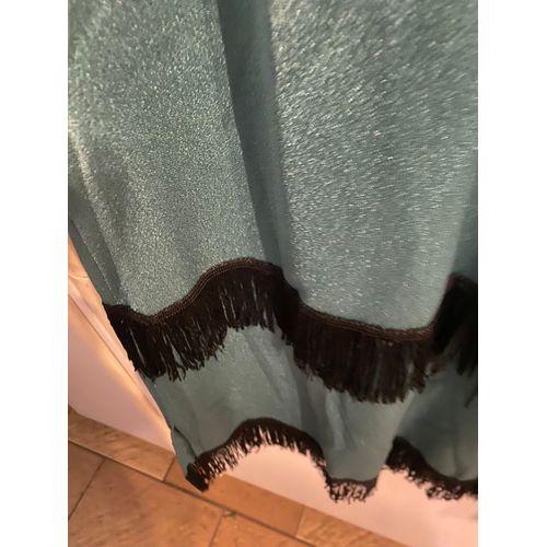 Robe Verte Frange Style Années 60