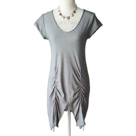 Robe Ou Tunique Cop. Copine Taille 36 Grise Tbe