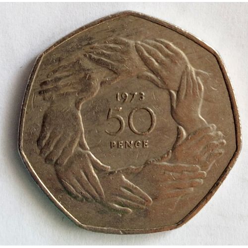 50 Pence 1973 Grande-Bretagne