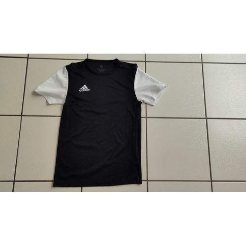 Tee Shirt Adidas Taille 14 Ans (Xs) Noir Et Blanc Très Bon État