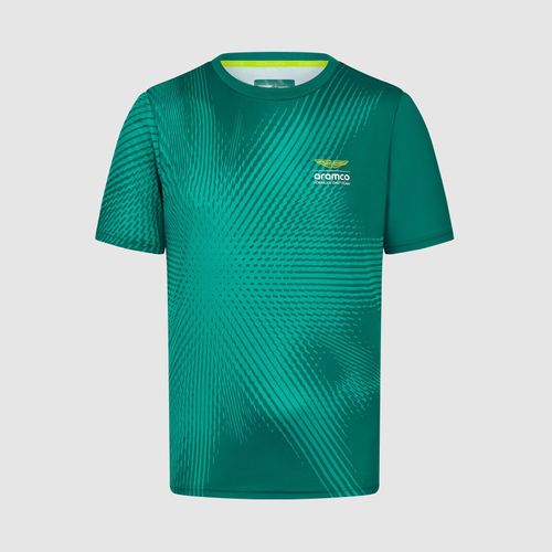 T-Shirt Burst Active De L'équipe Aston Martin F1 Officiel Vert Homme/Unisexe