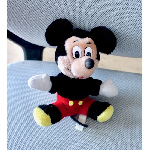 Ancienne Peluche Disney De Mickey Mouse . 18 Cm X17 Cm. Acheté À Disneyworld Années 90