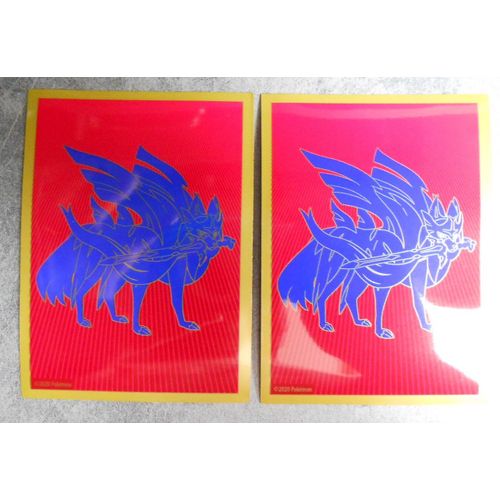 2 Protèges Cartes (Sleeve) Pokemon Zacian - Eb1 - Original Et Non Ultra Pro