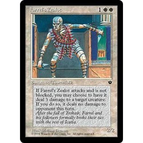Farrel's Zealot - Magic Mtg - Fallen Empires 0 - C -