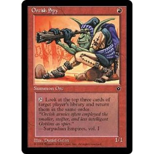 Orcish Spy V3 Magic Mtg - Fallen Empires 0 - U