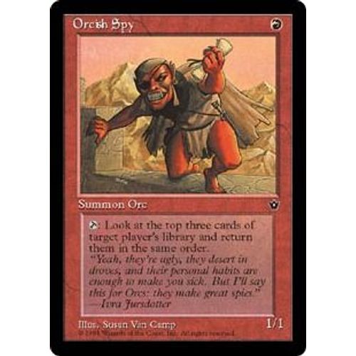 Orcish Spy V2 Magic Mtg - Fallen Empires 0 - U -