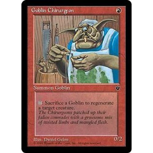 Goblin Chirurgeon V2 - Magic Mtg - Fallen Empires 0 - U