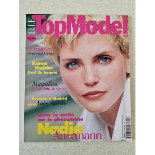 Elle Top Model 012 1996 Cover Nadja Auermann 30 Septembre 1996