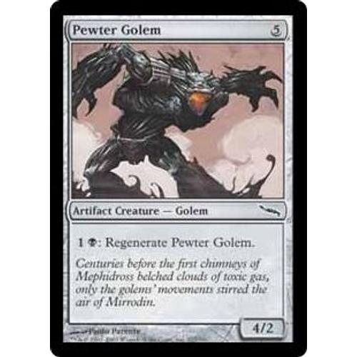 Pewter Golem Magic Mtg Mirrodin