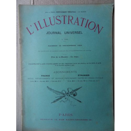 L'illustration Journal Universel N° 3068 - Gravures: Londres: Une Soupe À La Tortue Pour 850 Convives, Préparatifs Du Banquet Offer Par Le Lord-Maire Au Nouveau, Prince De Galles - La Guerre ...