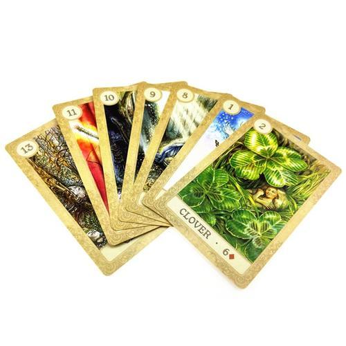 Jeu De Société Conte De Fées Lenormand Tarot 38 Cartes, Jeu De Société Complet Anglais Mystérieux Divination Destin Fête En Famille